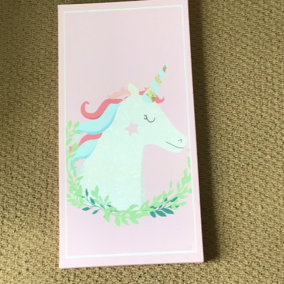 Unicorn canvas 3 piece set wall decor LIKE NEW - Picture 5 of 13